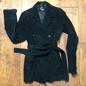 Marcelle Renee genuine leather coat